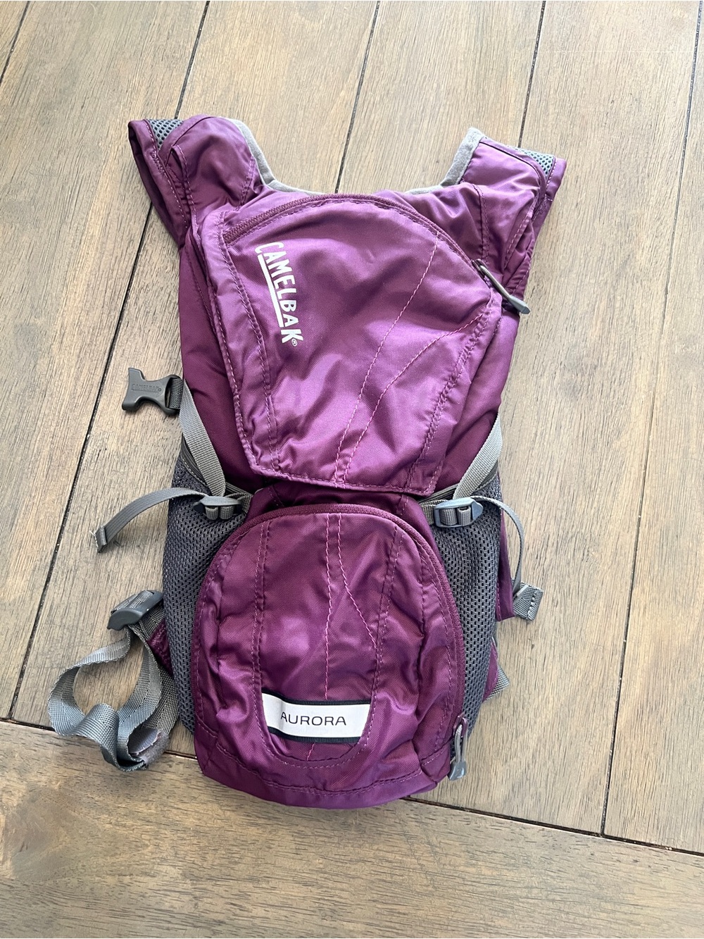 CamelBak Aurora Hydration Pack in Plum and Gray